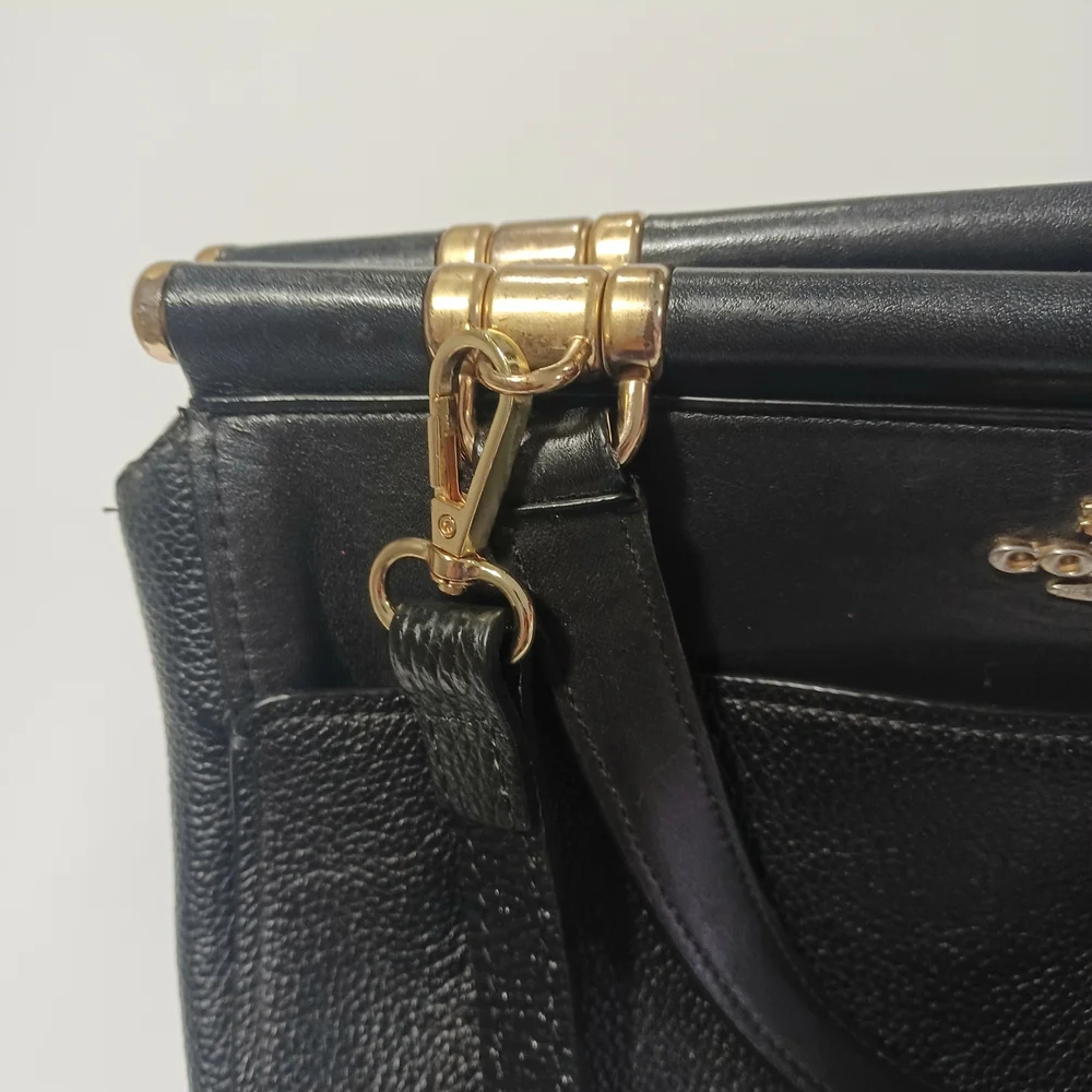 Coach Grace Black Leather Bag - Picture 5 of 13